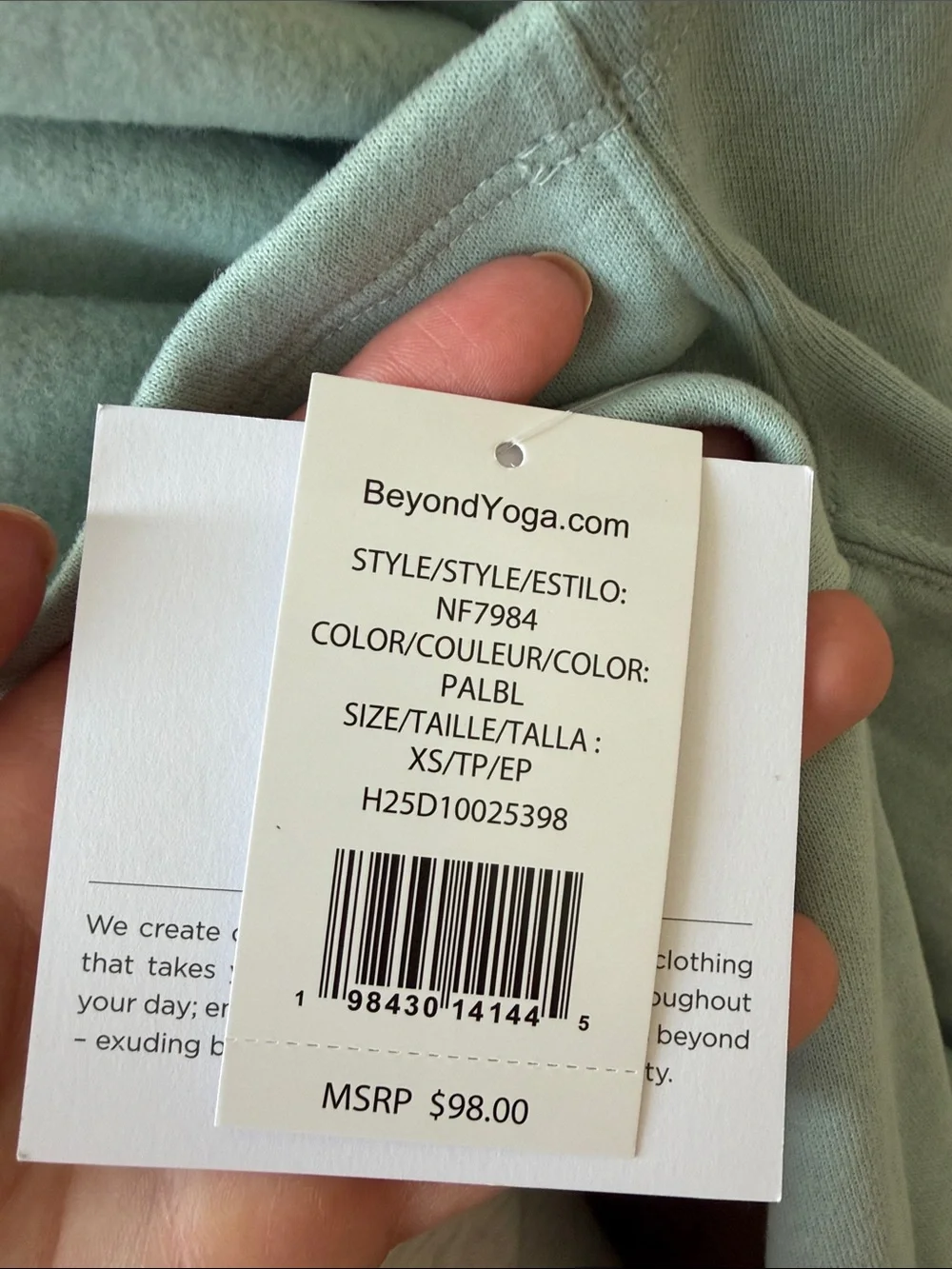 Beyond Yoga Cropped Crewneck Sweatshirt - Picture 4 of 5